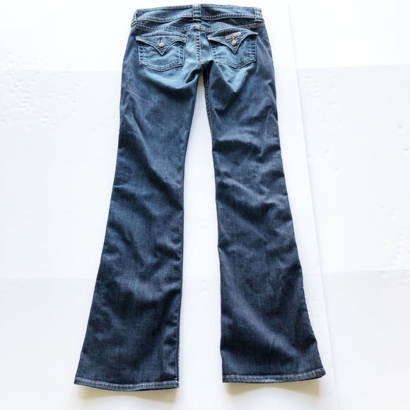 HUDSON Signature Bootcut Elm Dark Wash Double Button Flap Pocket Jeans Womens 28 - Picture 4 of 14